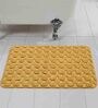Gold Geometric Cotton 17x25 Inches AntiSkid Bath Mat