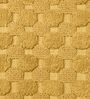 Gold Geometric Cotton 17x25 Inches AntiSkid Bath Mat
