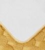 Gold Geometric Cotton 17x39 Inches AntiSkid Bath Mat