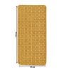 Gold Geometric Cotton 17x39 Inches AntiSkid Bath Mat