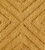 Gold Geometric Microfibre 19x27 Inches AntiSkid Bath Mat