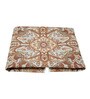 Gold Traditional Polyester 24x24 Inches Skid-Resistant Backing Prayer Mats (Pack of 1)