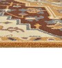Gold Traditional Wool 5 ft x 7 ft Hand Tufted Carpet