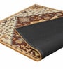 Gold Traditional Wool 5 ft x 7 ft Hand Tufted Carpet