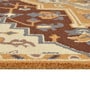 Gold Traditional Wool 6 ft x 9 ft Hand Tufted Carpet