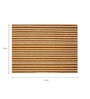 Stripped (18x13) Yellow Polyester (Set of 7) Table Linen Set
