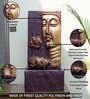 Gold Wine Buddha Face Wall Water Fountain for Home