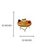 Gold Wood Cake Stand