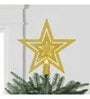 Gold Wood Christmas Star