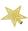 Gold Wood Christmas Star