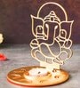 MDF Ganesha Shadow Tea Light Candle Holder
