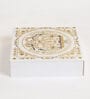Gold Wood Multi-Purpose Printed Gifting Box With Lacquered Top