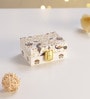 Wedding and Engagement Gold Wood Decorative Box