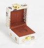 Wedding and Engagement Gold Wooden Decorative Box