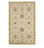 Gold Persian Wool 8 ft x 10 ft Hand Tufted Carpet