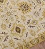 Gold Persian Wool 8 ft x 10 ft Hand Tufted Carpet
