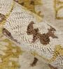 Gold Persian Wool 8 ft x 10 ft Hand Tufted Carpet