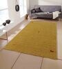 Gold Wool Abstract 5 x 8 Feet Hand Tufted Carpet