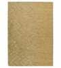 Gold Abstract Blended Wool 8 ft x 10 ft Hand Tufted Carpet
