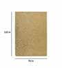 Gold Abstract Blended Wool 8 ft x 10 ft Hand Tufted Carpet