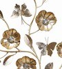 Gold Metal Flower Wall Art