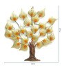 Wrought Iron Decorative Tree Wall Art With LED In Gold