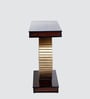Goldark Solid Wood Console Table in Gold Finish
