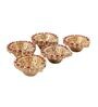 Golden & Green Terracotta (Set of 5) Diya