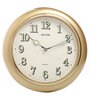 Gold Plastic Analog Wall Clock