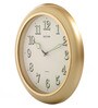 Gold Plastic Analog Wall Clock