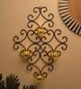 Golden Metal Abigail 1 Wall Tea Light Holder