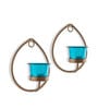 Golden Metal Eliviya Wall Tea Light Holders (Pack Of 2)