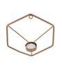 Gold Hexagon Metal Wall Candle Stands (Pack Of 3)