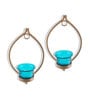 Golden Metal Yuina Wall Tea Light Holders (Pack Of 2)