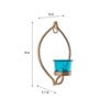 Golden Metal Yuina Wall Tea Light Holders (Pack Of 2)