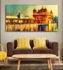 Golden A Classic Of Golden Temple Canvas Wall Painting