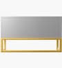 Golden Abstract Sideboard in Black Finish