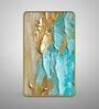 Golden Abstract Rectangular Wall Art 12 x 18 Inch