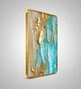 Golden Abstract Rectangular Wall Art 12 x 18 Inch