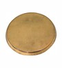 Golden Aluminium Diya With Plate