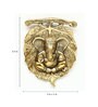 Aluminium Lord Ganesha Wall Art In Gold