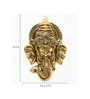 Aluminium Lord Ganesha Wall Art In Gold
