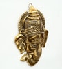 Aluminium Lord Ganesha Wall Art In Gold