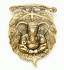Aluminium Lord Ganesha Wall Art In Gold