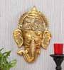 Aluminium Lord Ganesha Wall Art In Gold