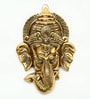 Aluminium Lord Ganesha Wall Art In Gold