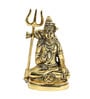 Golden Aluminium God Idol