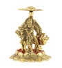 Golden Aluminium God Idol