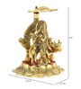 Golden Aluminium God Idol