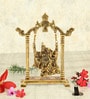 Golden Aluminium God Idol